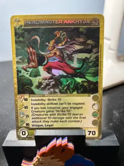 CHAOTIC TCG ULTRA RARE HEADMASTER ANKHYJA MAX ENERGY POWER CARD - Image 1