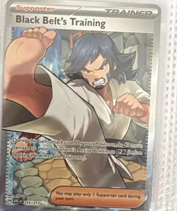 Black Belt's Training 255/217 UR Holo NM Pokemon Card Ascended Heroes - Image 1