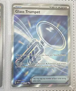 Glass Trumpet 260/217 UR Holo NM Pokemon Card Ascended Heroes - Image 1