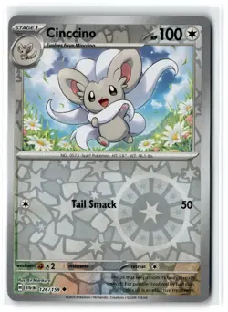 2025 Scarlet & Violet Series - Journey Together Cinccino #126 Uncommon Reverse - Image 1