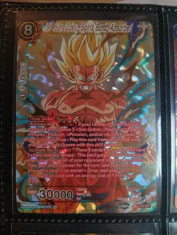 Dragon Ball Super SS Son Goku Spirit Bomb Absorbed Foil SPR Card BT19-008 - Image 1