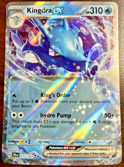 Kingdra Ex 12/64 Pokemon Trading Card Game TCG Shrouded Fable NM/M Holo Foil - Image 1