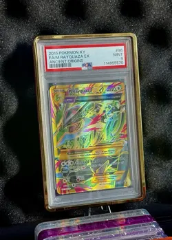 M Rayquaza EX Shiny Full Art Holo Card 98/98 Psa 9 New Cert ⭐ - Image 2