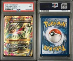 M Rayquaza EX Shiny Full Art Holo Card 98/98 Psa 9 New Cert ⭐ - Image 5