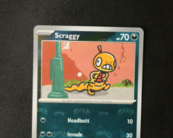 Pokemon Card - Scraggy 057/086 White Flare English - Master Ball Reverse - NM ⭐ - Image 2