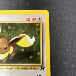 Eevee 55/82 1st Edition Team Rocket Non Holo Pokemon Card - Image 3