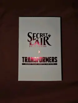 MTG Secret Lair Transformers Optimus Prime vs Megatron FOILbOpenBox Sealed Cards - Image 3