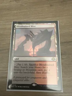 MTG 0216 Bloodstained Mire - Modern Horizons 3 - Magic the Gathering Card - Image 1
