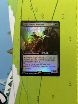 FOIL Extended Art High Perfect Morcant MTG Lorwyn Eclipsed Magic Gathering Card - Image 1