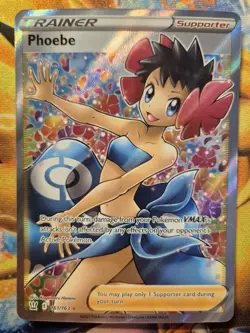 Phoebe Full Art Pokemon Card, Battle Styles, 161/163 - Image 1