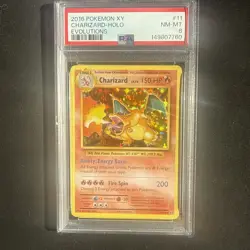 Pokemon TCG Charizard 2016 XY Evolutions Holo Rare Card PSA 8 Brand New Cert - Image 2