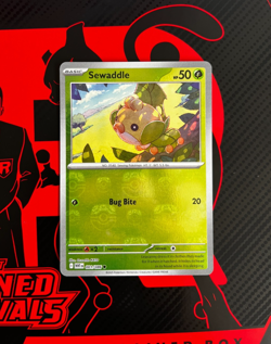 Sewaddle 001/086 Master Ball White Flare Pokemon TCG English 10.5 Black Bolt - Image 2