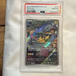 Pokemon Pikachu 173/165 SV2a Card 151 Art Rare Holo Japanese PSA 10 - Image 1