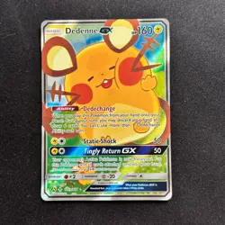 Dedenne GX 195a/214 Alternate Art SM: Unbroken Bonds Pokemon Card TGC - Image 1