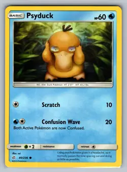 Psyduck SM - Cosmic Eclipse #40/236 Common Pokemon Card - Image 1