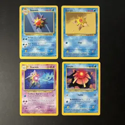 Misty’s Starmie Pokemon Card Lot x8 Gym Heroes/Neo/Base Set - Good Condition - Image 4