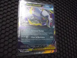 Mega Absol ex 086/132 Holo Mega Evolutions Pokemon Card 2025 PF - Image 1