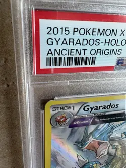 Pokemon XY TCG 2015 Gyarados 21/98 XY Ancient Origins Full Art Holo Card Psa 8 - Image 5