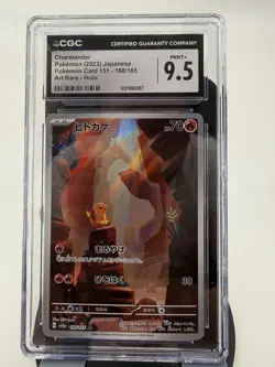 Pokemon TCG Charmander 151 Illustration Rare Card 168/165 - CGC 9.5 - Image 1