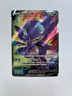 Sableye v Full Art Holo Ultra Rare Card 194/202 SWSH01 Sword & Shield - Image 1