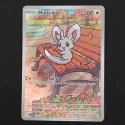 Pokemon TCG Card Minccino 152/086 Black Bolt Illustration Rare *English* - NM - Image 1