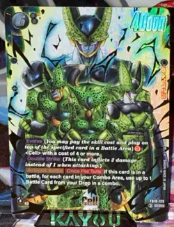 Dragon Ball Super Card Game Cell FB10-123 SCR Foil Battle - Image 1