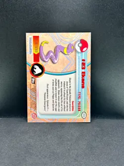 EKANS #23 Topps TV Animation BLACK LOGO Pokemon Card LP - Image 2