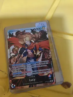 Bandai One Piece Card Game Lucy OP15-002 Leader Alt Art Foil English 5000 - Image 1