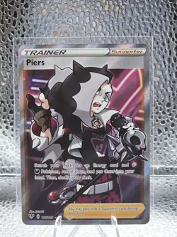 Pokemon Piers Darkness Ablaze Ultra Rare Full Art Holo Card 187/189 NM Condition - Image 1
