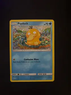 2018 Pokemon Psyduck Cracked Ice Holo McDonald's Promo Card excellent condition - Image 1