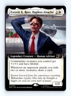 Everett K. Ross, Hapless Attache Extended Art MTG Commander: Marvel Super Heroes - Image 1