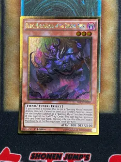 Yugioh Rubic, Malebranche Of The Burning Abyss PGL3-EN046 Gold Rare 1st Ed NM - Image 1