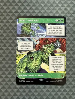 MTG World War Hulk #0304 Borderless Rare Marvel Super Heroes (MSH) - Image 1