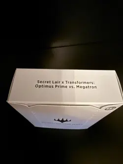 Transformers Optimus Prime vs. Megatron Secret Lair Non Foil MTG Sealed - Image 2