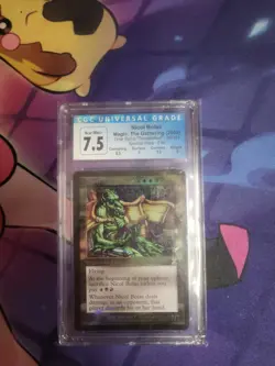 MTG Magic the Gathering CGC 7.5 Nicol Bolas Timeshifted Foil - Image 1