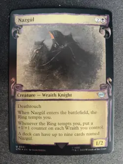 Mtg Nazgul Lotr: Tales of Middle-earth #551 Scroll *FOIL* - Image 1