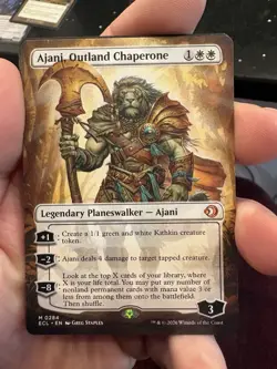 MTG ~ Ajani, Outland Chaperone (Borderless) ~ ECL ~ NM - Image 1