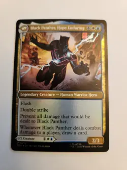 King T'Challa Marvel Super Heroes Foil Mythic NM+ - Image 2