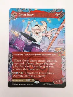 Gwen Stacy (0209) (Borderless) Marvel's Spider-Man • Regular MTG - Image 1