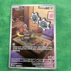 Pokemon TCG Klink Holo Illustration Rare SV: Black Bolt 139/086 NM - Image 1