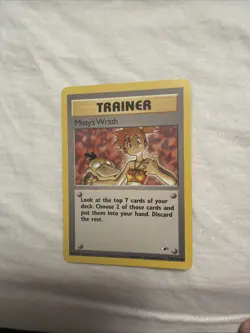 Misty's Wrath 114/132 Gym Heroes - Uncommon Pokemon Card - NM/Mint - Image 1