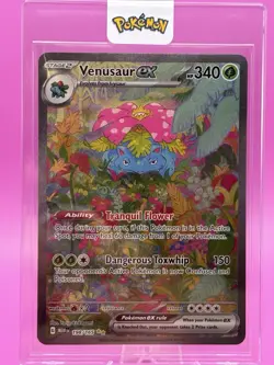 Pokemon TCG Venusaur EX 198/165 Scarlet & Violet 151 Sir Secret Near Mint NM - Image 1