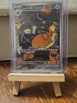 Pokemon TCG Team Rockets Raticate Card 202/182 Destined Rivals Illustration - Image 1