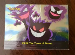 DMG! HOLO FOIL EP22 Tower of Terror Gengar Topps Pokemon Series 2 - Image 1