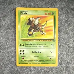 Wizards of the Coast Pokemon TCG Jungle Unlimited Pinsir 25/64 Rare 60 HP EN - Image 1