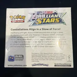 Pokemon TCG: Sword & Shield Brilliant Stars Booster Box - Amazing Condition - Image 3