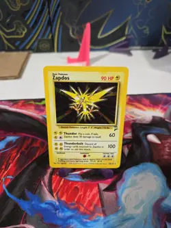 Pokemon TCG Zapdos Base Set 16/102 Holo Unlimited Holo Rare LP #11 - Image 1
