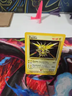 Pokemon TCG Zapdos Base Set 16/102 Holo Unlimited Holo Rare LP #11 - Image 2