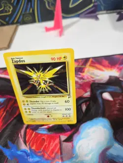 Pokemon TCG Zapdos Base Set 16/102 Holo Unlimited Holo Rare LP #11 - Image 3