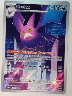 Crobat 093/086 Holo Illustration Rare Chaos Rising Pokemon Holo Near Mint - Image 1